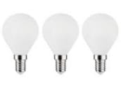 Pack 3 unidades Esférico led 7 watios E14 6400K G45