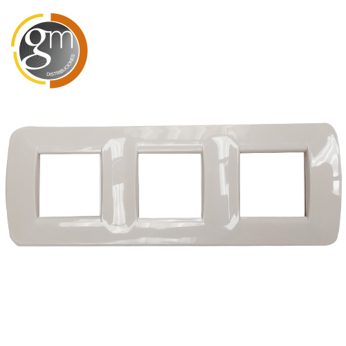 Embellecedor Marfil 6 módulos serie TF 72 EU