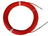 Guía 4mm pasahilos Alma acero 10m