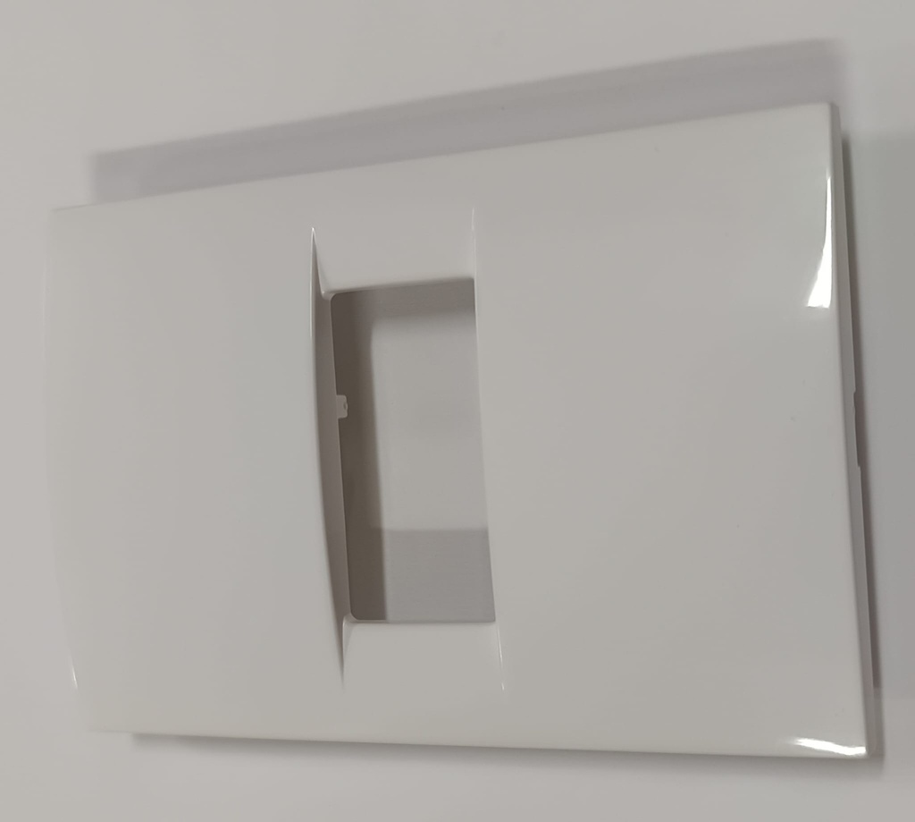 Embellecedor serie GC Blanco 1 módulo (Gewiss)