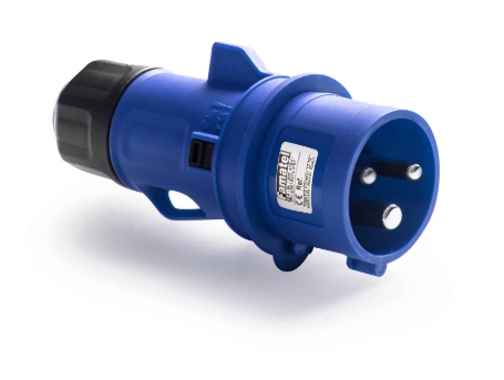 [13200] Clavija industrial  2P+T 16A 230V IP44-54