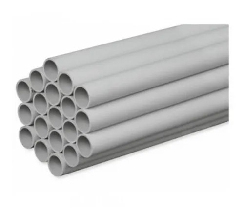 [060202025] Tubo rexa liso reforzado gris 25mm 3 metros